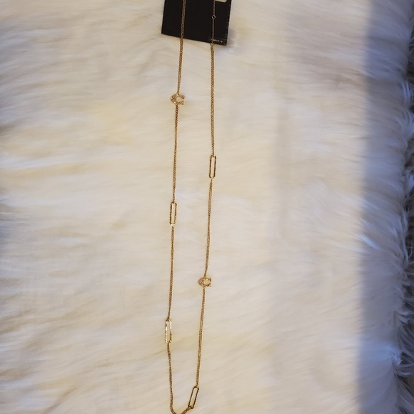 NWT COACH PAVE SIGNATURE LONG NECKLACE - Picture 11 of 12